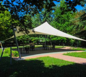 Vista esterna giardino Casa Fenzi